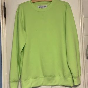 Trendy oversized lime green sweatshirt !💚🤩